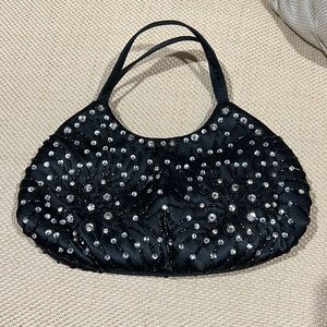 VALERIE STEVENS EVENING BAG BEADS AND RHINESTONES
